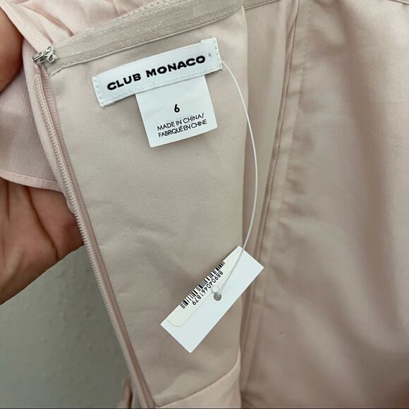 NWT Club Monaco Naveah Dusty Pink Off Shoulder Linen Jumpsuit - Picture 8 of 10